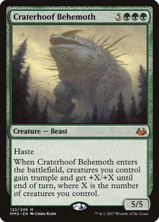 Craterhoof Behemoth [Modern Masters 2017] | Good Games North