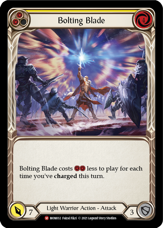Bolting Blade [MON032-RF] 1st Edition Rainbow Foil | Good Games North
