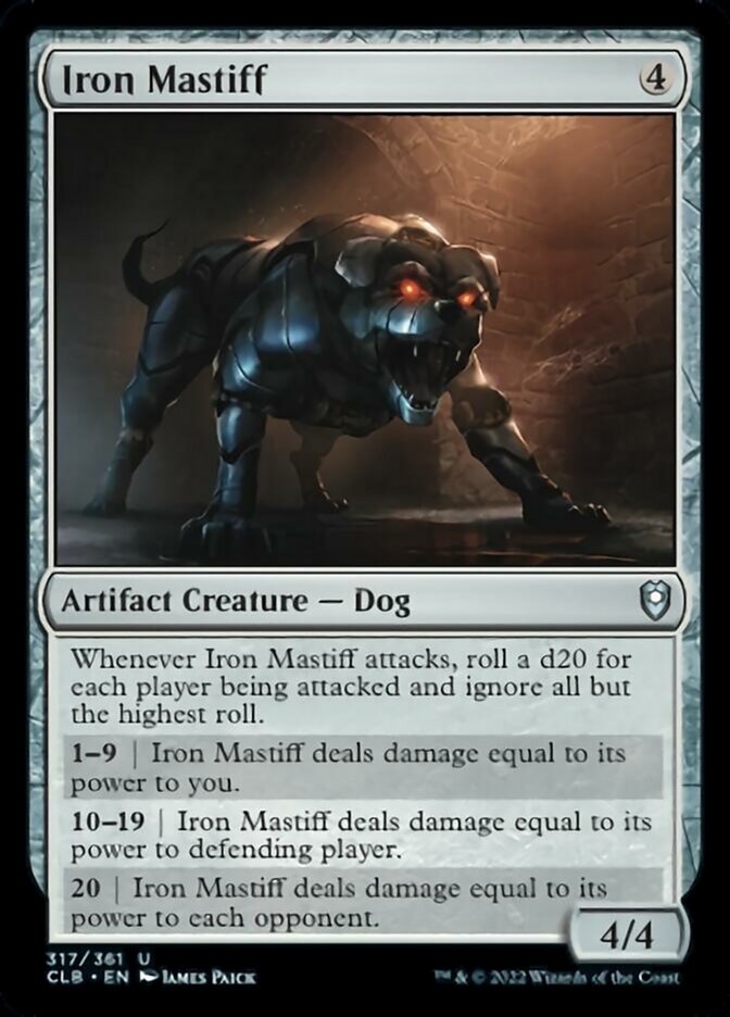 Iron Mastiff [Commander Legends: Battle for Baldur's Gate] | Good Games North