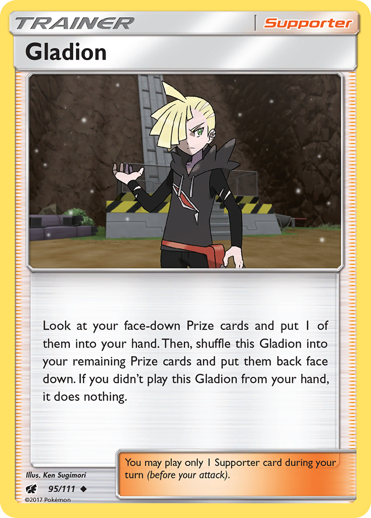 Gladion (95/111) [Sun & Moon: Crimson Invasion] | Good Games North