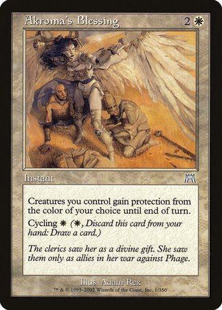 Akroma's Blessing [Onslaught] | Good Games North
