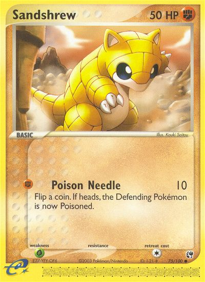Sandshrew (75/100) [EX: Sandstorm] | Good Games North