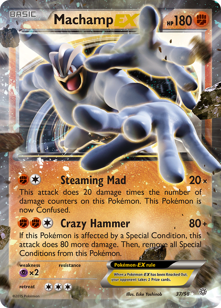 Machamp EX (37/98) [XY: Ancient Origins] | Good Games North