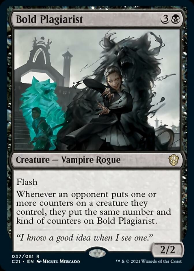 Bold Plagiarist [Commander 2021] | Good Games North
