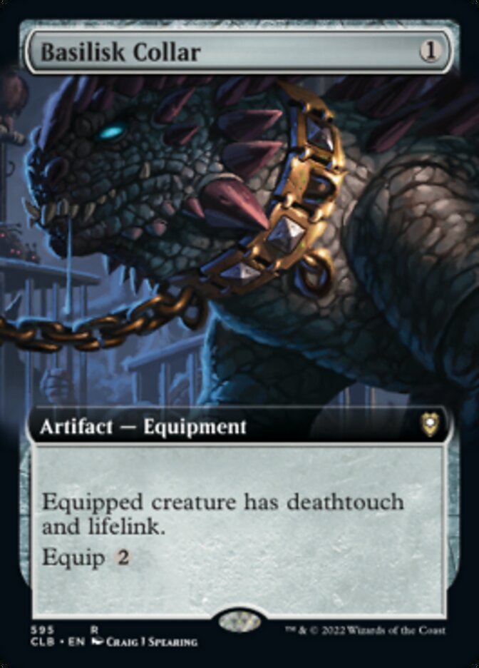 Basilisk Collar (Extended Art) [Commander Legends: Battle for Baldur's Gate] | Good Games North