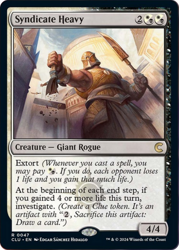 Syndicate Heavy [Ravnica: Clue Edition] | Good Games North