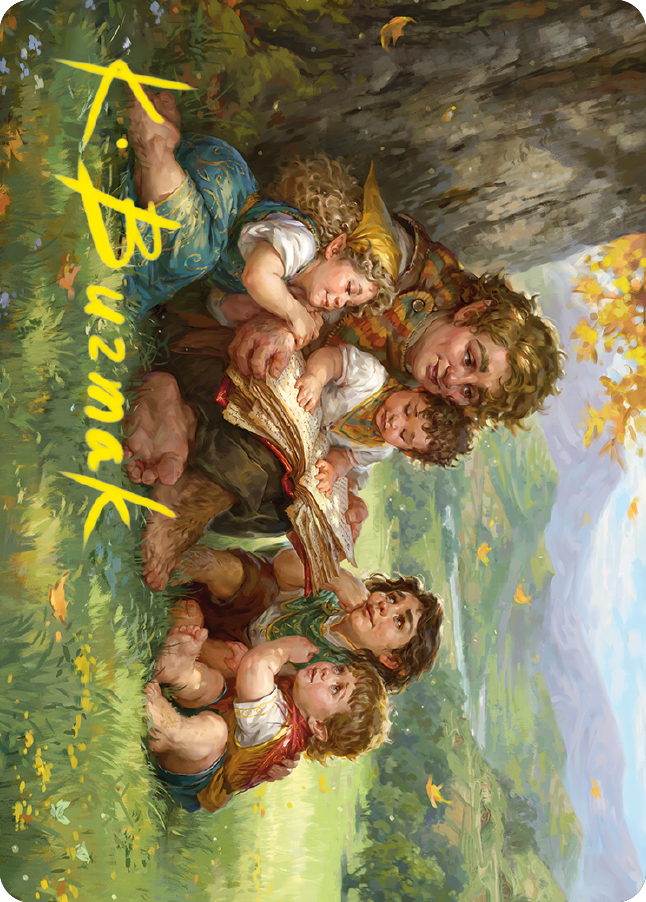 Samwise Gamgee Art Card (19/81) (Gold-Stamped Signature) [The Lord of the Rings: Tales of Middle-earth Art Series] | Good Games North