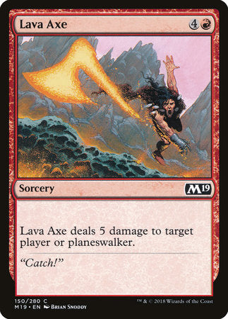 Lava Axe [Core Set 2019] | Good Games North