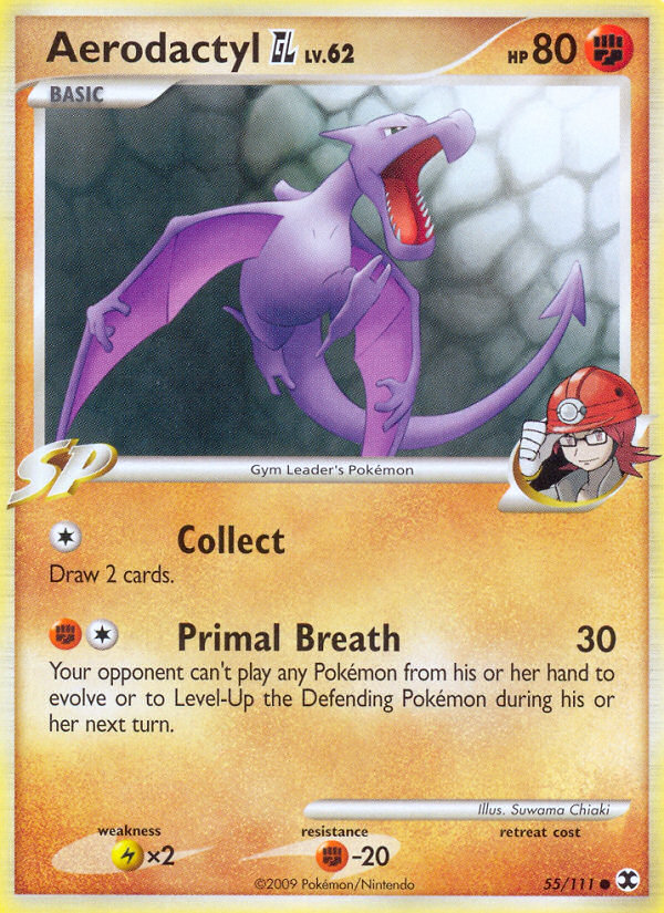 Aerodactyl GL (55/111) [Platinum: Rising Rivals] | Good Games North