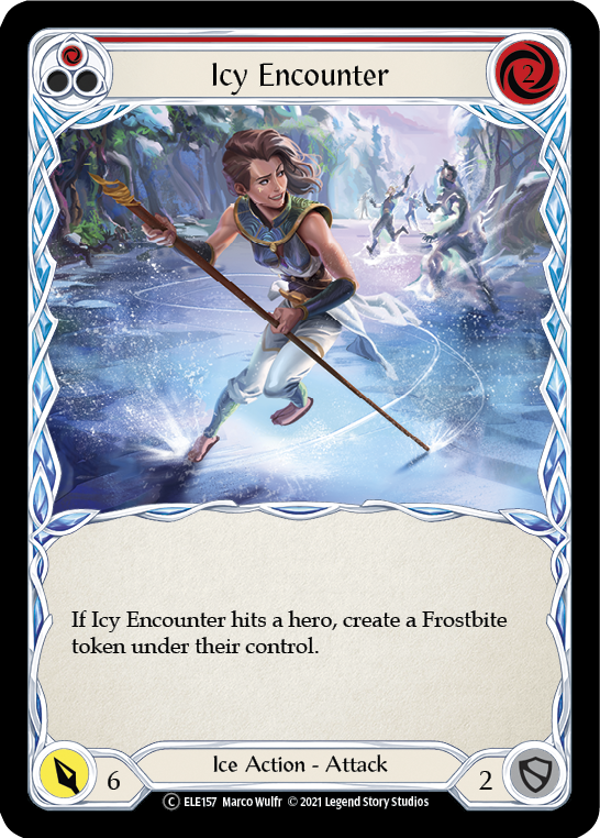 Icy Encounter (Red) [U-ELE157] Unlimited Normal | Good Games North