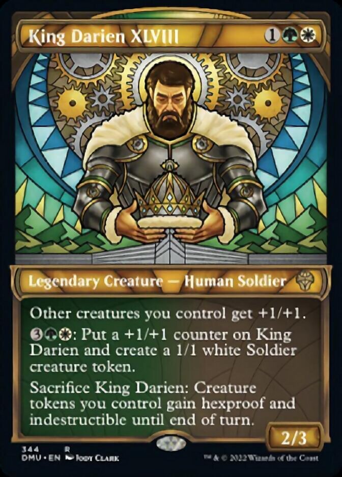 King Darien XLVIII (Showcase Textured) [Dominaria United] | Good Games North