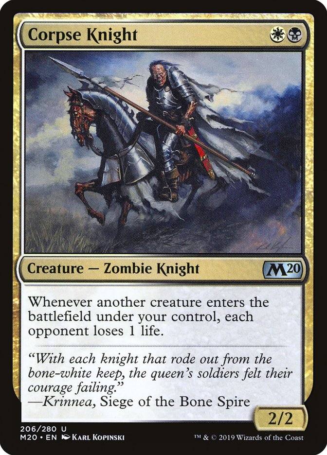 Corpse Knight [Core Set 2020] | Good Games North