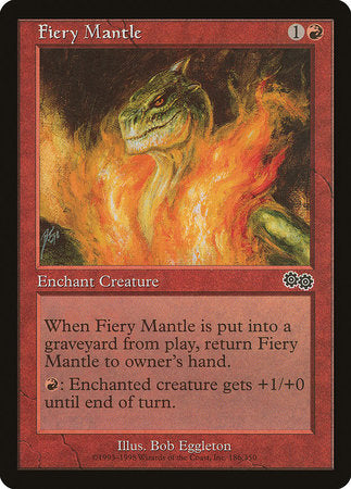 Fiery Mantle [Urza's Saga] | Good Games North