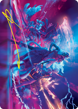 Prismari Command Art Card (Gold-Stamped Signature) [Strixhaven: School of Mages Art Series] | Good Games North