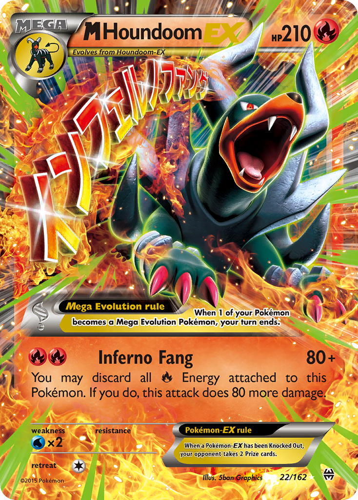 M Houndoom EX (22/162) [XY: BREAKthrough] | Good Games North