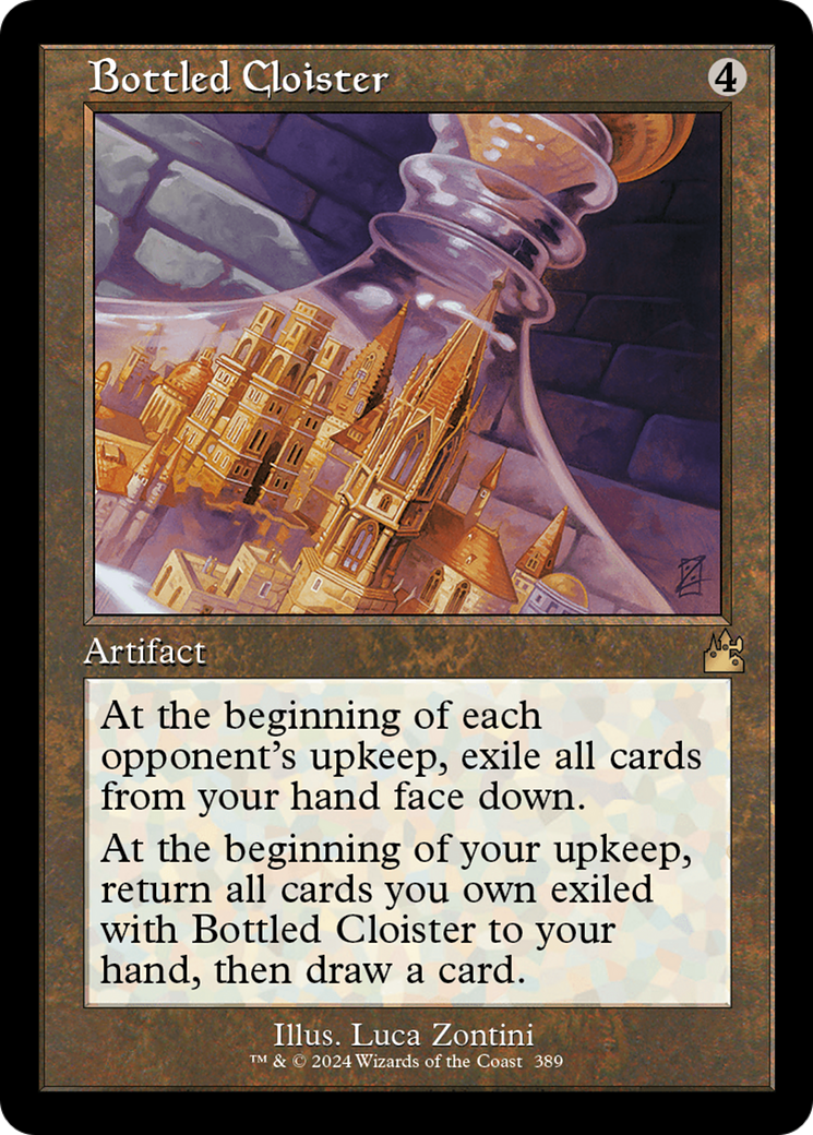Bottled Cloister (Retro Frame) [Ravnica Remastered] | Good Games North