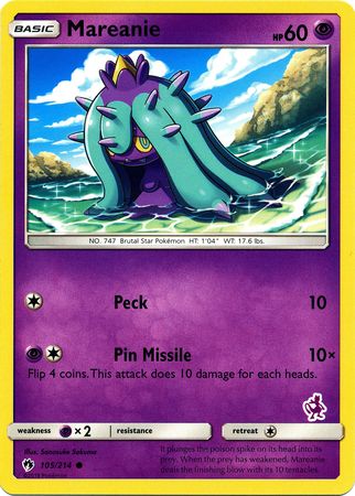 Mareanie (105/214) (Mewtwo Deck) [Battle Academy 2020] | Good Games North