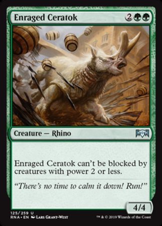 Enraged Ceratok [Ravnica Allegiance] | Good Games North
