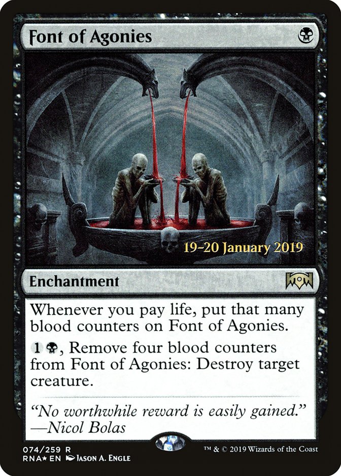 Font of Agonies [Ravnica Allegiance Prerelease Promos] | Good Games North