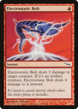 Electrostatic Bolt [Mirrodin] | Good Games North