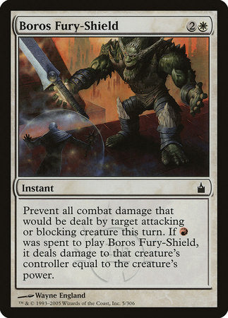 Boros Fury-Shield [Ravnica: City of Guilds] | Good Games North