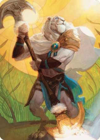 Ajani, Sleeper Agent Art Card [Dominaria United Art Series] | Good Games North