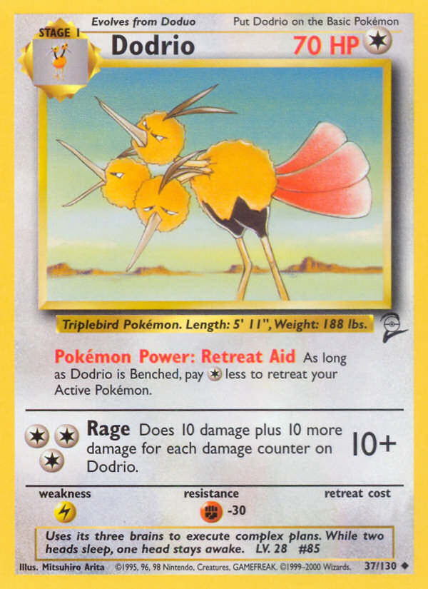 Dodrio (37/130) [Base Set 2] | Good Games North