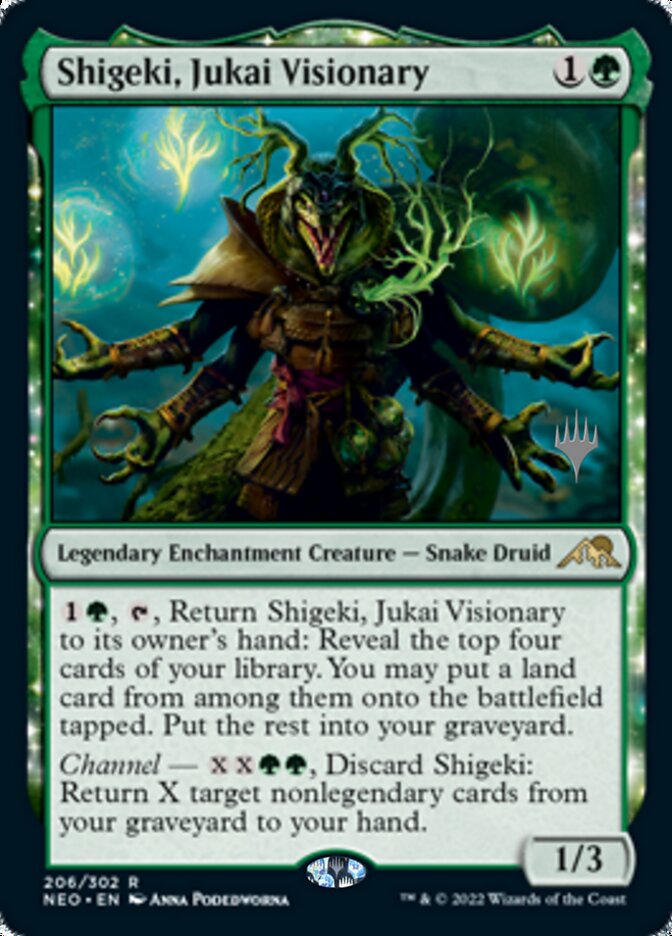 Shigeki, Jukai Visionary (Promo Pack) [Kamigawa: Neon Dynasty Promos] | Good Games North