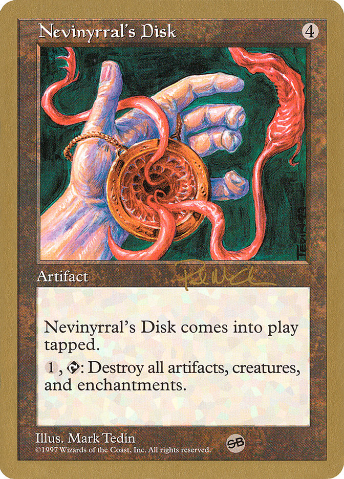 Nevinyrral's Disk (Paul McCabe) (SB) [World Championship Decks 1997] | Good Games North