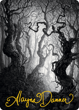 Forest 2 Art Card (Gold-Stamped Signature) [Innistrad: Midnight Hunt Art Series] | Good Games North