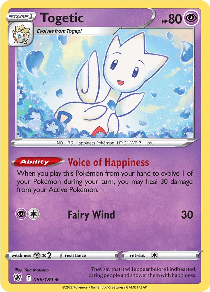 Togetic (056/189) [Sword & Shield: Astral Radiance] | Good Games North