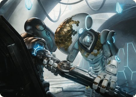 Myr Kinsmith Art Card [Phyrexia: All Will Be One Art Series] | Good Games North