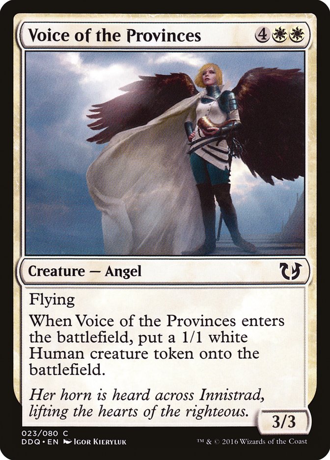 Voice of the Provinces [Duel Decks: Blessed vs. Cursed] | Good Games North