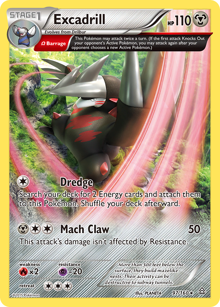 Excadrill (97/160) [XY: Primal Clash] | Good Games North