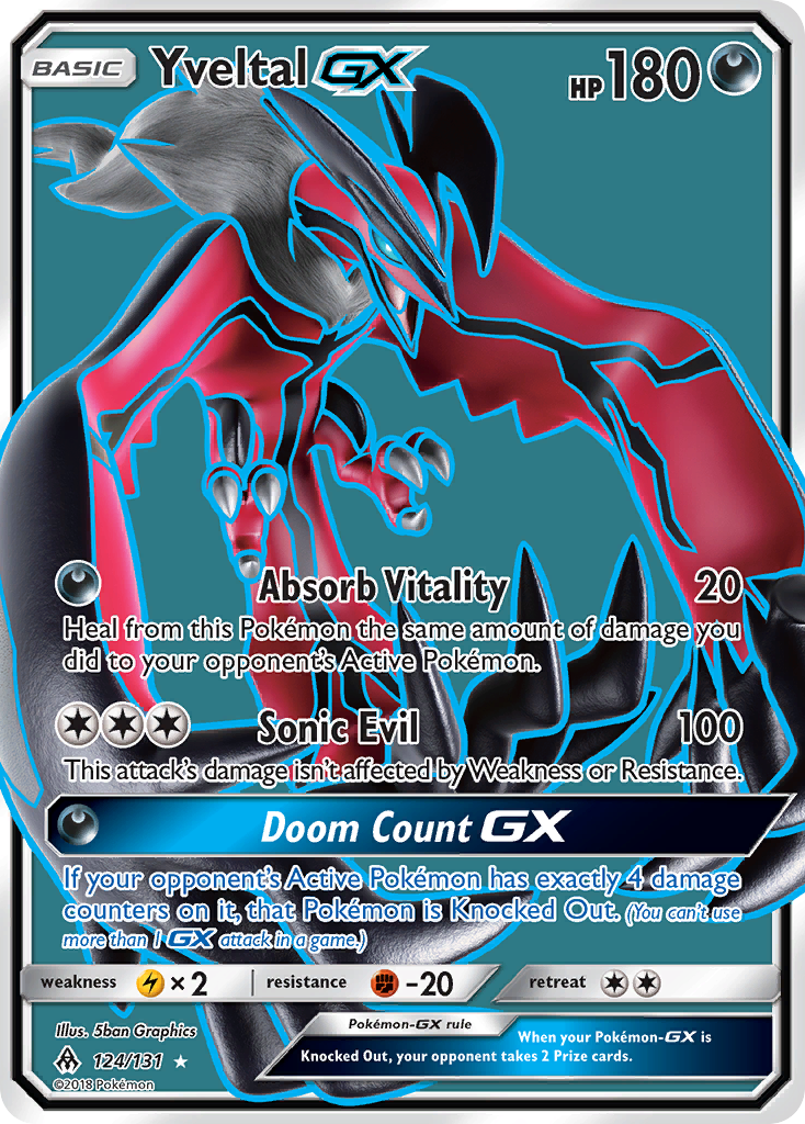 Yveltal GX (124/131) [Sun & Moon: Forbidden Light] | Good Games North