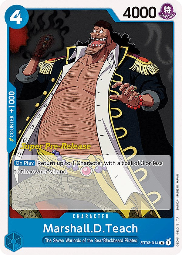 Marshall.D.Teach [Super Pre-Release Starter Deck: The Seven Warlords of the Sea] | Good Games North