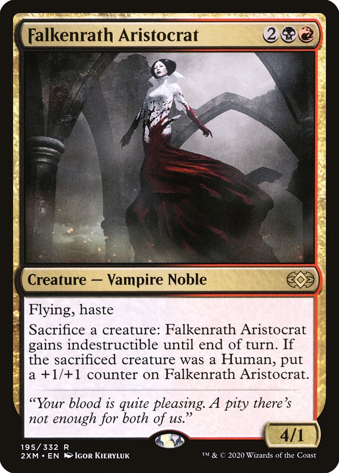 Falkenrath Aristocrat [Double Masters] | Good Games North