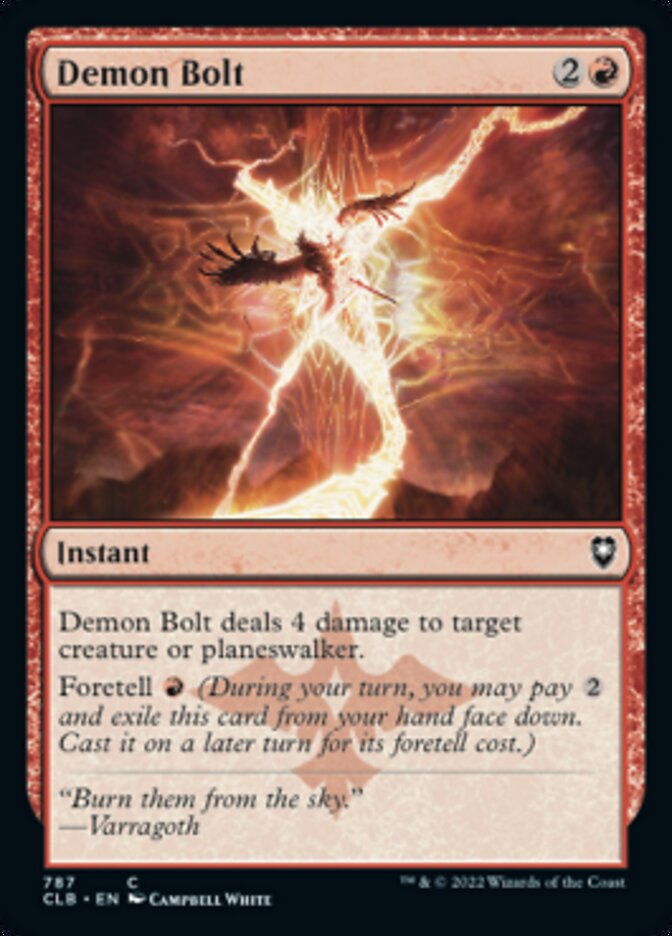 Demon Bolt [Commander Legends: Battle for Baldur's Gate] | Good Games North
