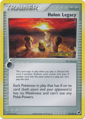 Holon Legacy (74/101) (Stamped) [EX: Dragon Frontiers] | Good Games North