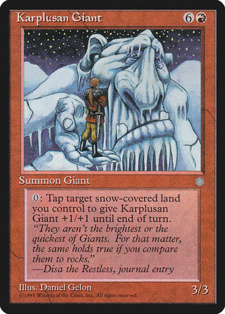 Karplusan Giant [Ice Age] | Good Games North