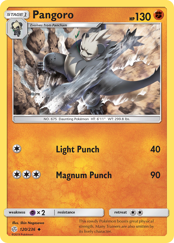 Pangoro (120/236) [Sun & Moon: Cosmic Eclipse] | Good Games North