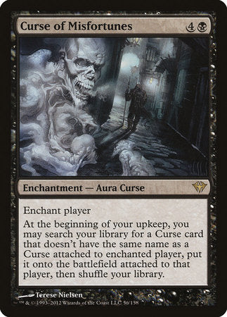 Curse of Misfortunes [Dark Ascension] | Good Games North