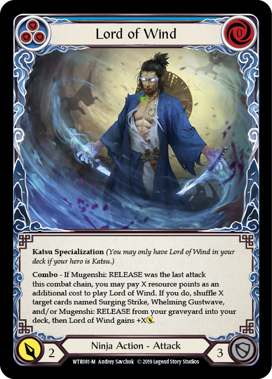Lord of Wind [WTR081-M] Alpha Print Rainbow Foil | Good Games North