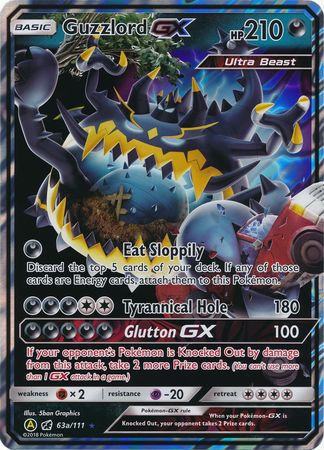 Guzzlord GX (63a/111) (Jumbo Card) [Sun & Moon: Crimson Invasion] | Good Games North