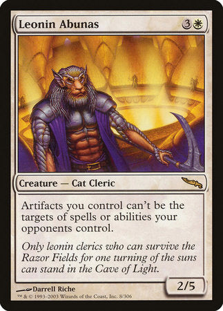 Leonin Abunas [Mirrodin] | Good Games North