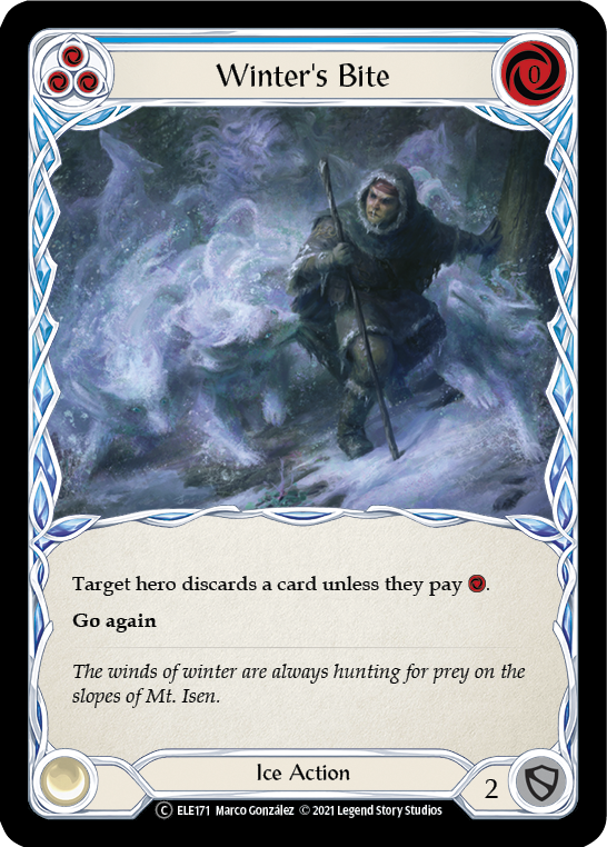 Winter's Bite (Blue) [U-ELE171] Unlimited Normal | Good Games North