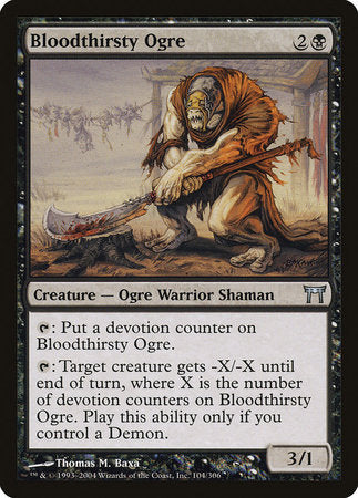 Bloodthirsty Ogre [Champions of Kamigawa] | Good Games North