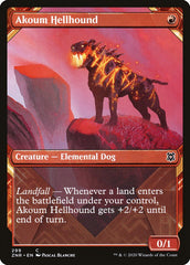Akoum Hellhound (Showcase) [Zendikar Rising] | Good Games North