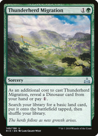 Thunderherd Migration [Rivals of Ixalan] | Good Games North