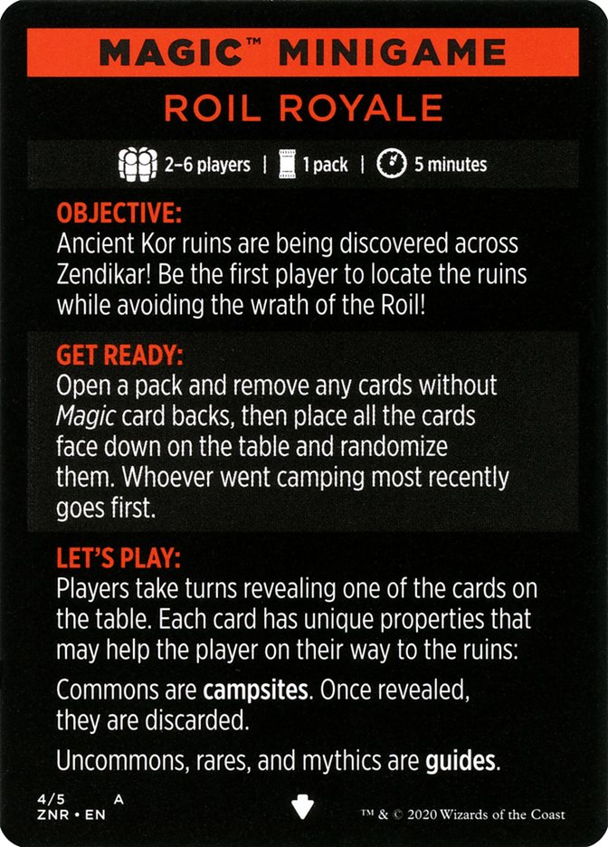 Roil Royale (Magic Minigame) [Zendikar Rising Minigame] | Good Games North